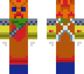 binary the hedgehog (robotic suit) oc plus creeper helmet!