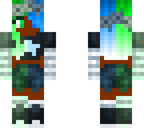 blue & green