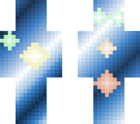 blue gradient with stars