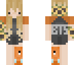 bts girl with fish leg blonde
