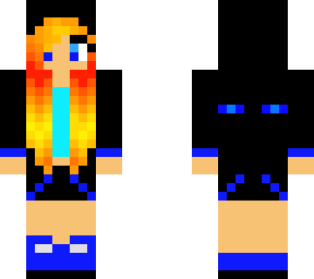 chica enderman fan de enderman de hielo y fuego