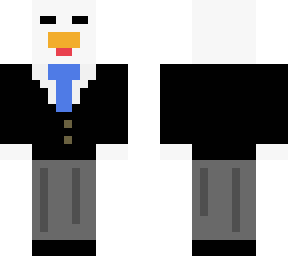 chiken in a suit