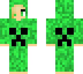 creeper onesie (blonde girl)
