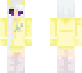 cute lavender girl with horns