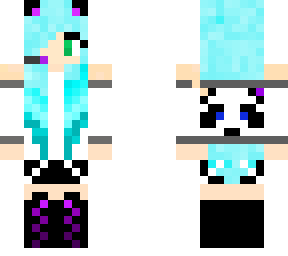cute panda gamer girl