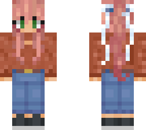 ddlc monica in other clothes (in jeans)