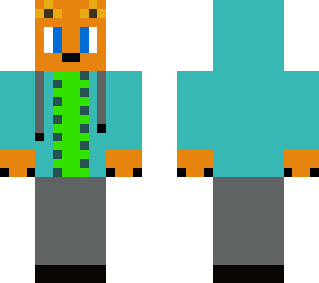 fox with sweater