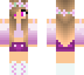 girl obsessed with pink (i spent hours on this skin)