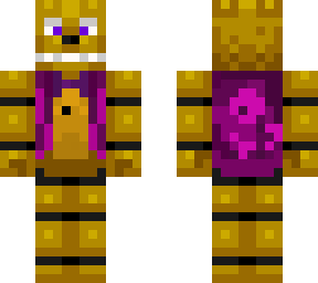 glitchtrap looking springbonnie