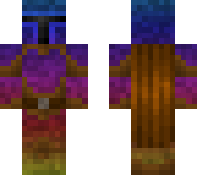 mandalorian with rainbow armor