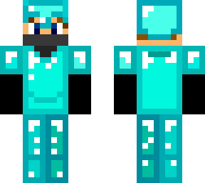 masked diamond armour boy