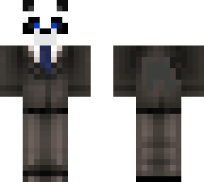 panda bear business suit