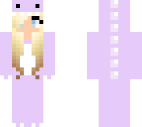 purple dino girl