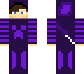 purple hoodie ready for battle