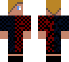 red, black and blue figures