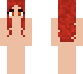 red hair base with eyes