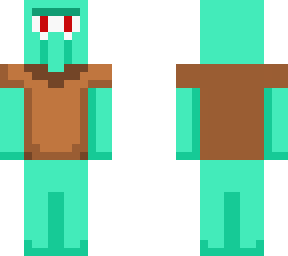 Squidward Minecraft Skin