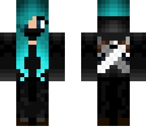 teal ninja girl