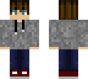 teen boy gray sweater