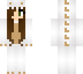 white and gold dino girl two