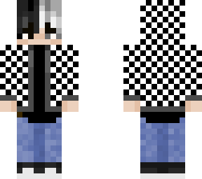 black and white man