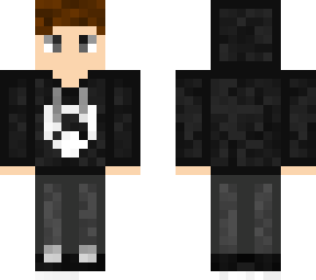 black hoodie boy