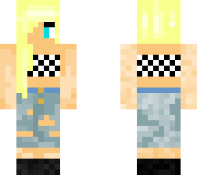 blonde skater  girl