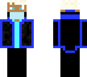blue/black person