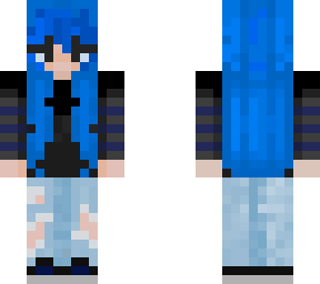 blue hair girl 2