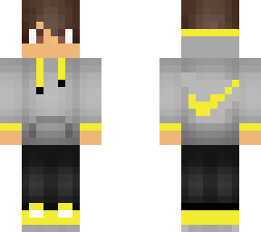 cool boy withyellow nike jacket
