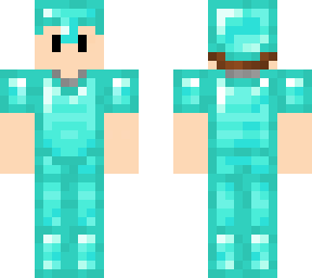 diamond armor with person