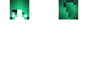 gamer girl - green (w/headphones) // hb