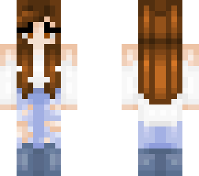 girl, brown hair