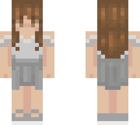 girl in gray dress
