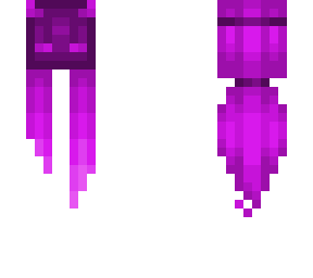mask & hair base - dark pink w/ neon pink long hair & ponytail