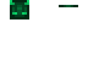 mb - dark green w/ glowing neon green horns & eyes