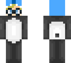 panda with stitch hat