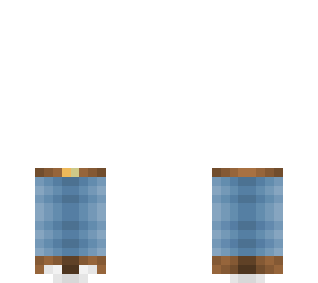 pants base - cowboy jeans w/ belt & shoes