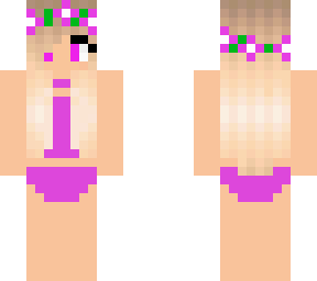 pink swimsuit