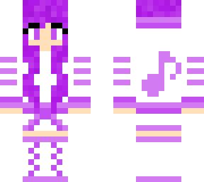 purple gamer girl