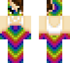 rainbow girl