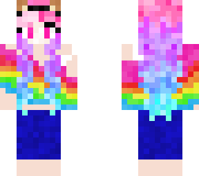 rainbow loving girl