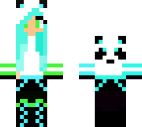 rainbow panda girl