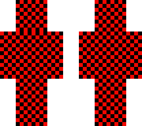red and black checkerd man