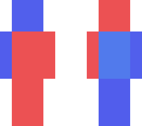 red and blue
