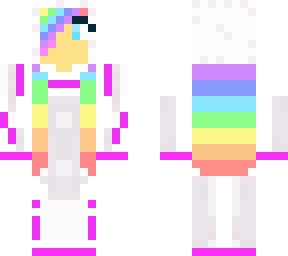 unicorn girl in unicorn pj's