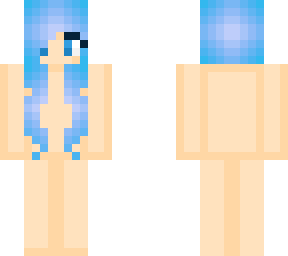wavy blue hair base