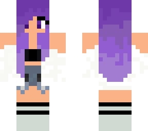 ~purple haired cute girl =))~