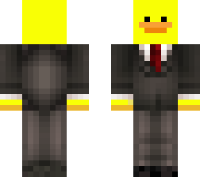 backwards tuxedo duck