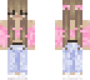 basic pink look